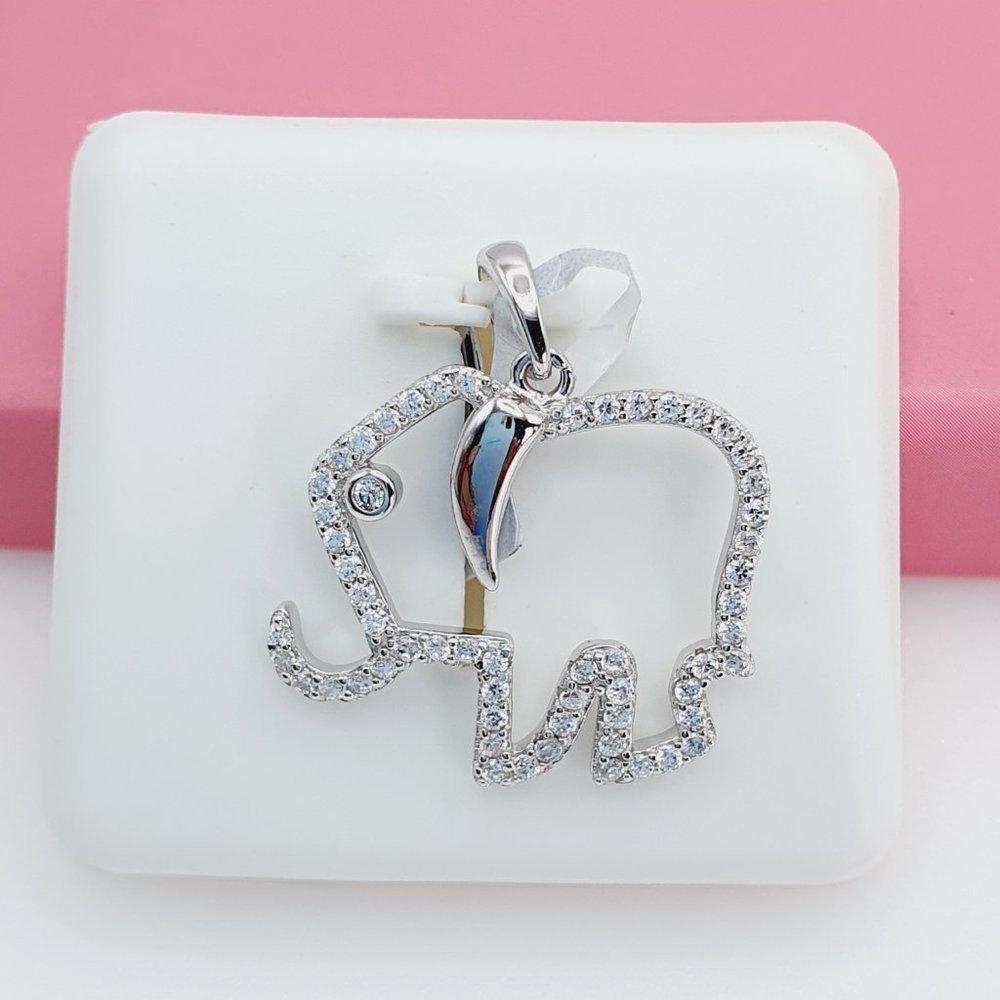 "925 Sterling Silver Cubic Zirconia Pendant, U19254482